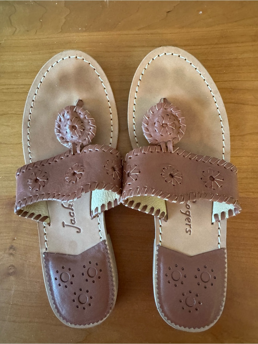 Jack Rogers BrownLeather Sandals